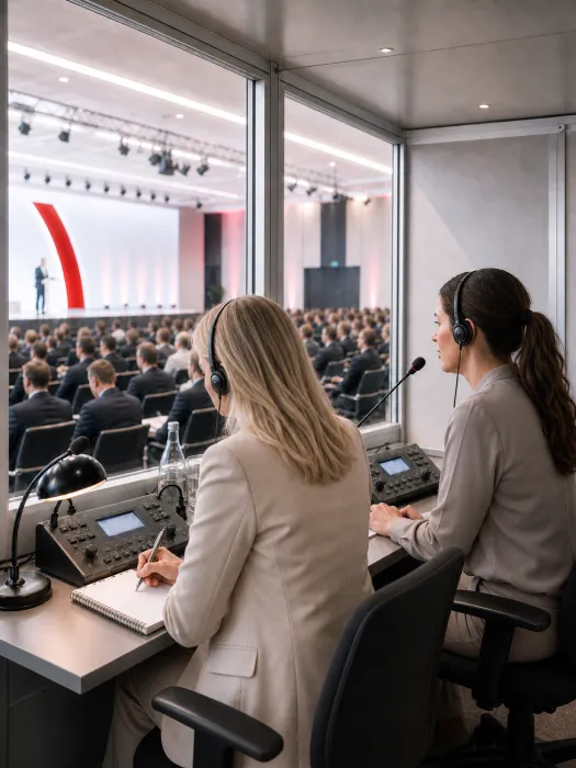 Dolmetscherteam zusammenstellen für mehrsprachige Veranstaltungen in Wien